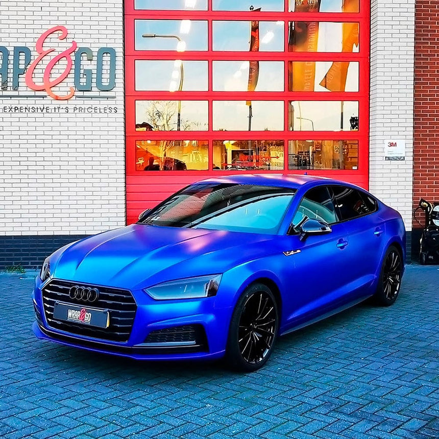 Velvet blue (VCH402-S) Vinyl Wrap - High Quality Car Wraps, vinyl wraps, supper matte & high-gloss colors - Teckwrap